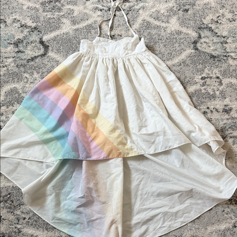 Girls Oopsie Daisy Rainbow Dress
